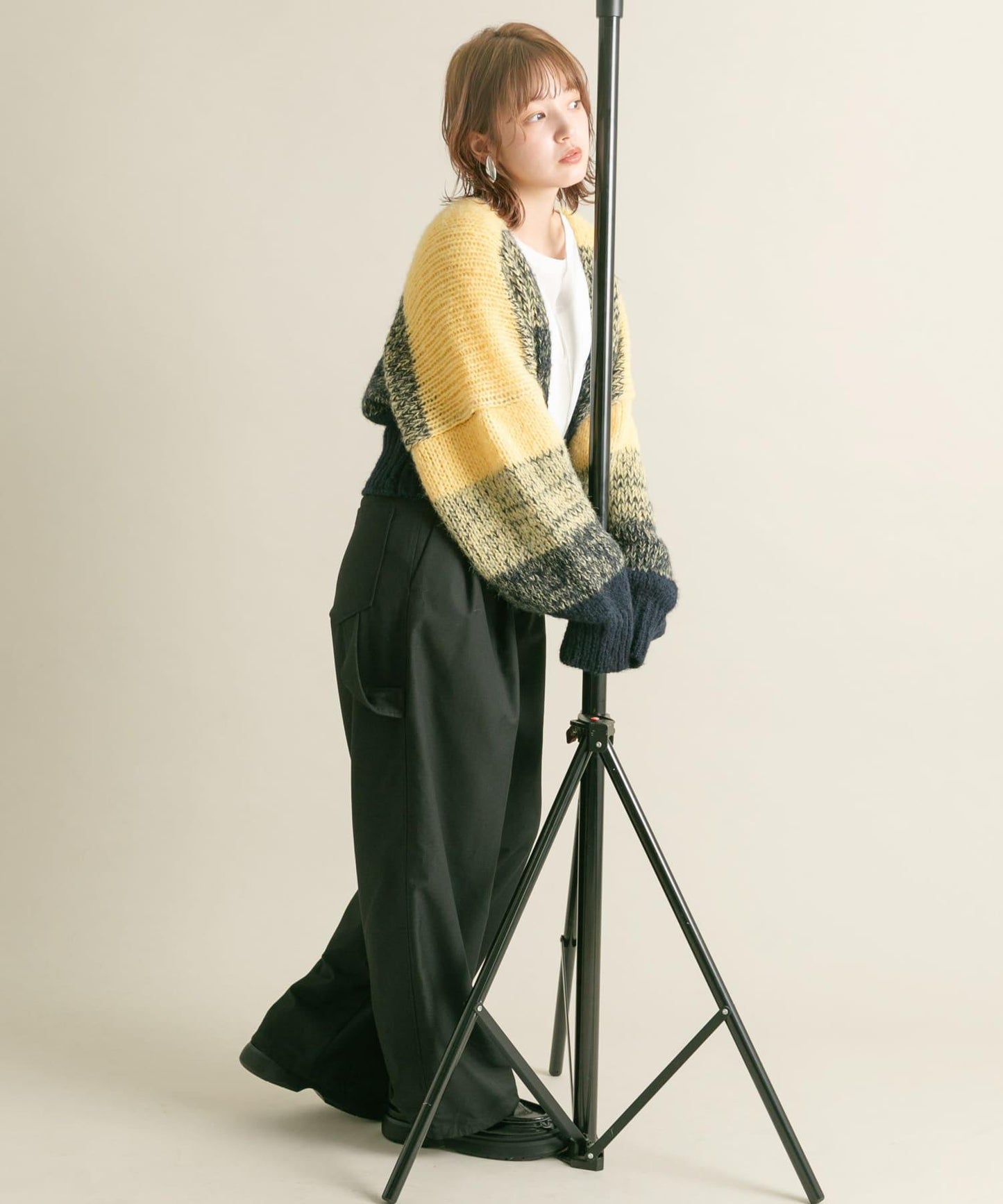 『/部分門店限定』漸變色短款開衫