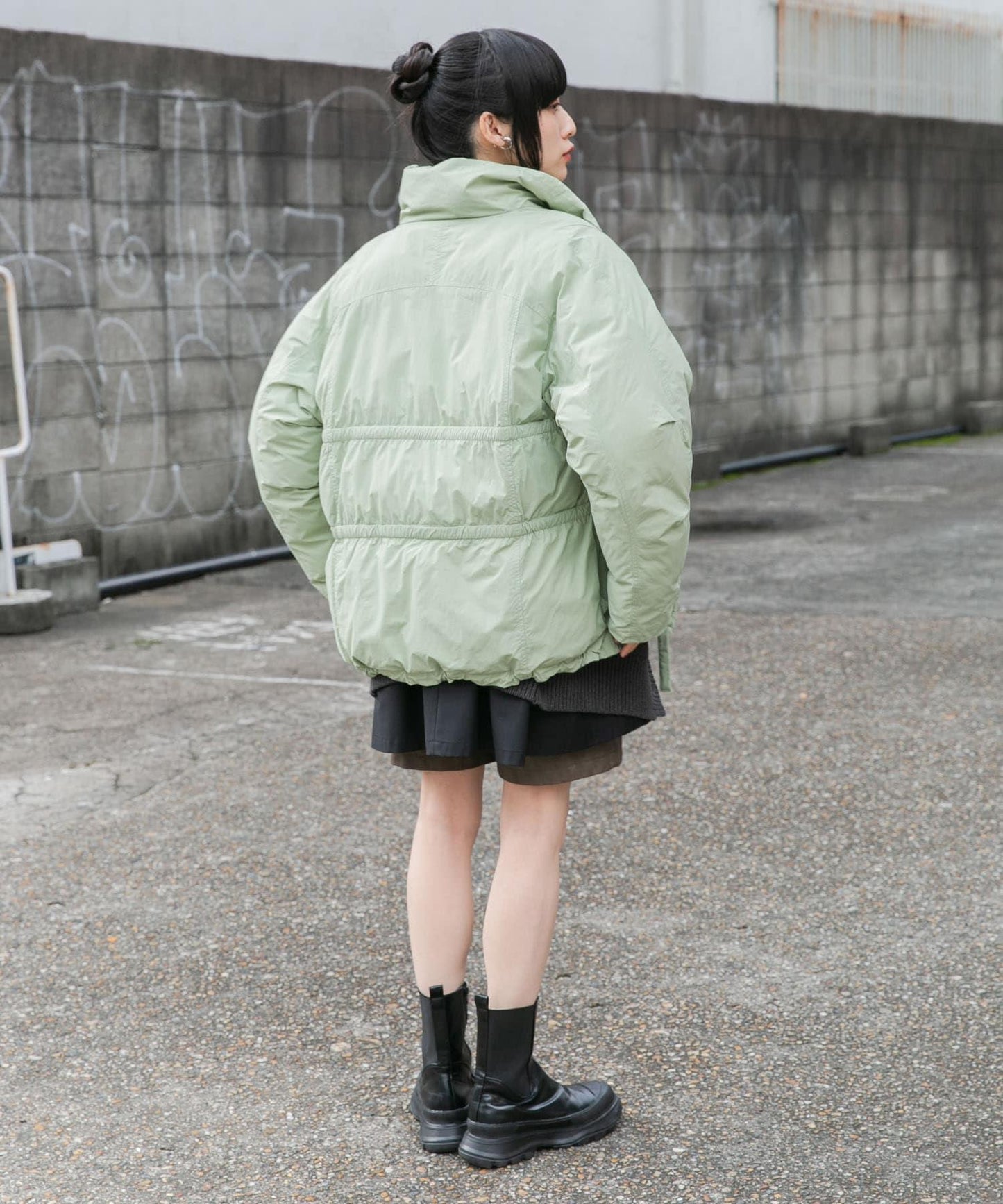 前綁帶加棉夾克