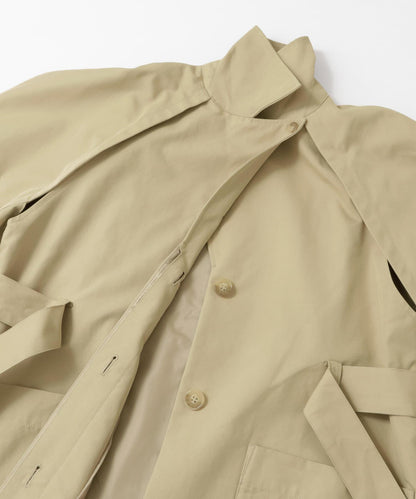 立體袖設計大衣