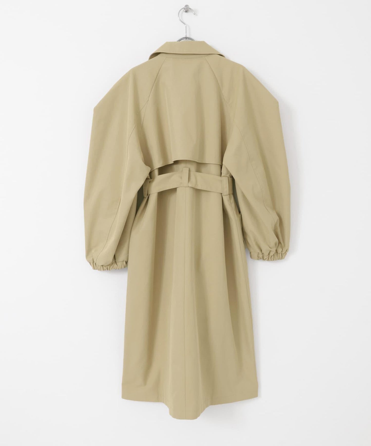 立體袖設計大衣