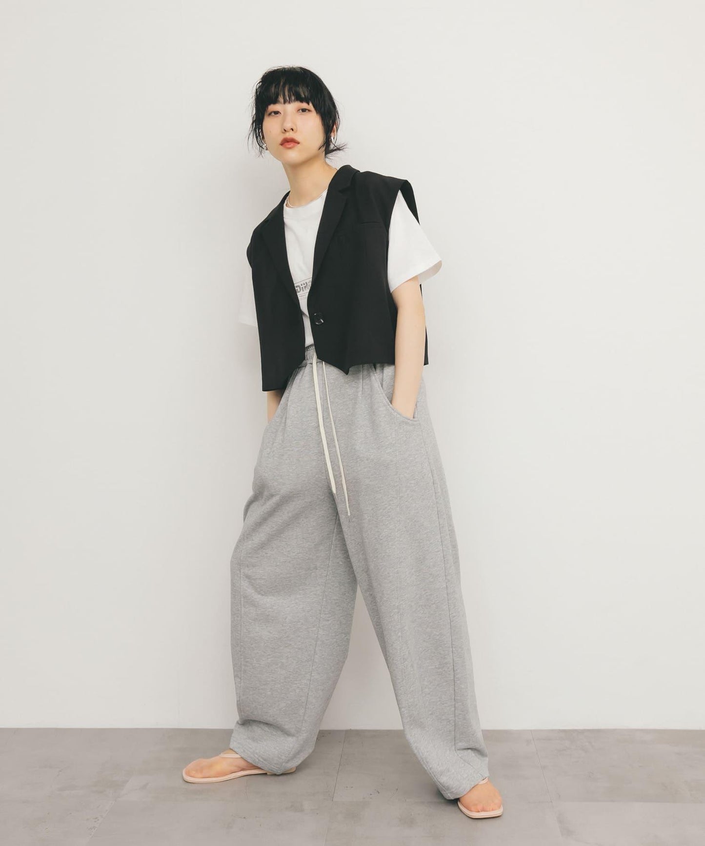 褶皺網面女鞋