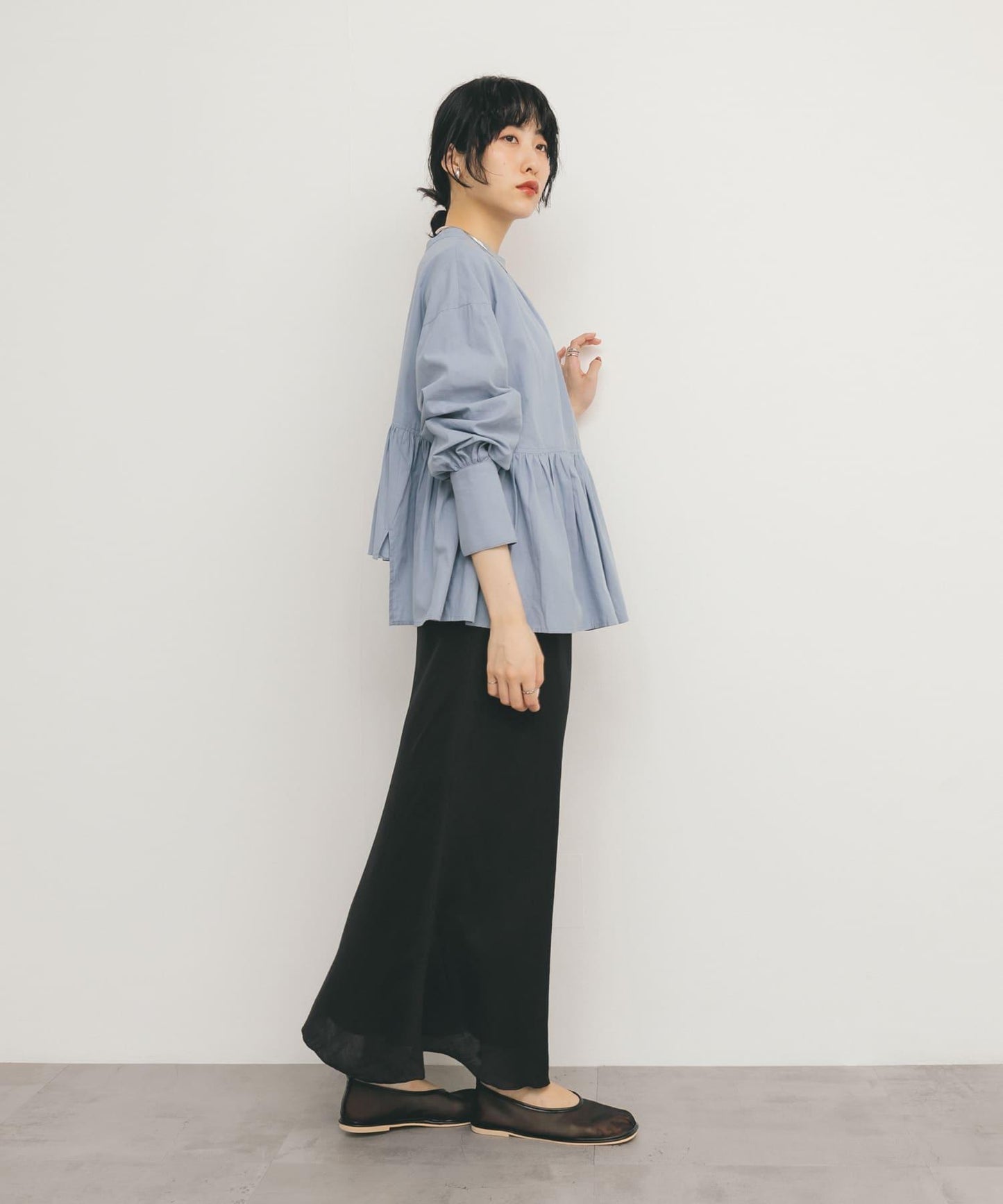 褶皺網面女鞋
