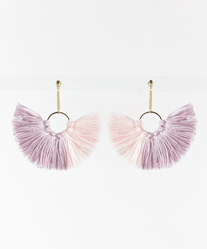 立體流蘇耳環∴