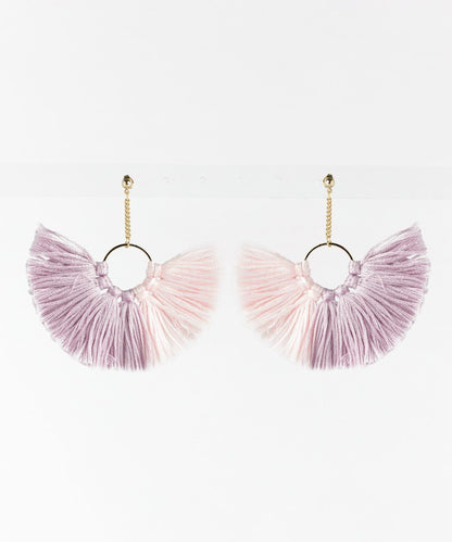 立體流蘇耳環∴