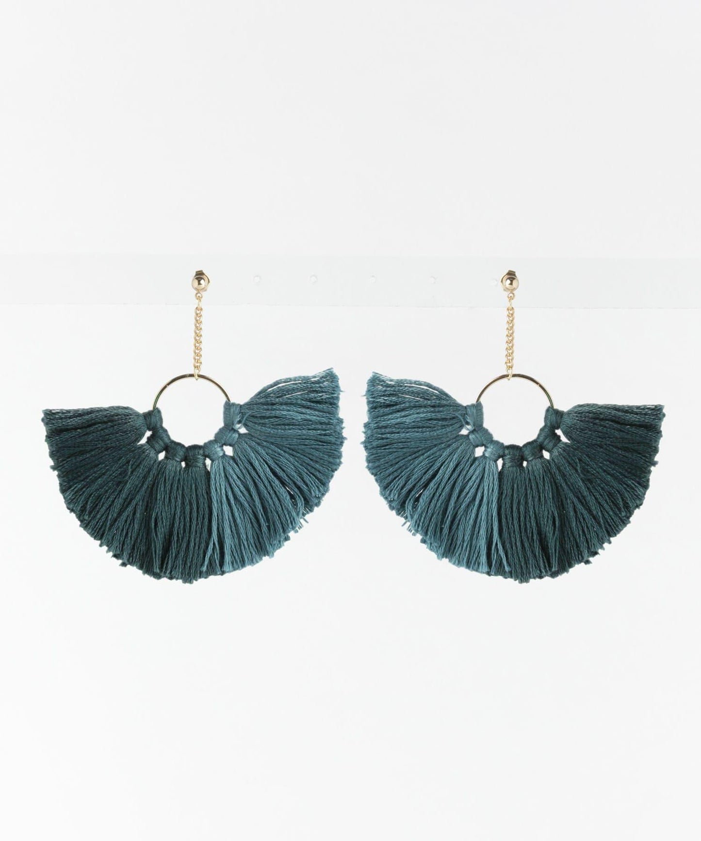 立體流蘇耳環∴