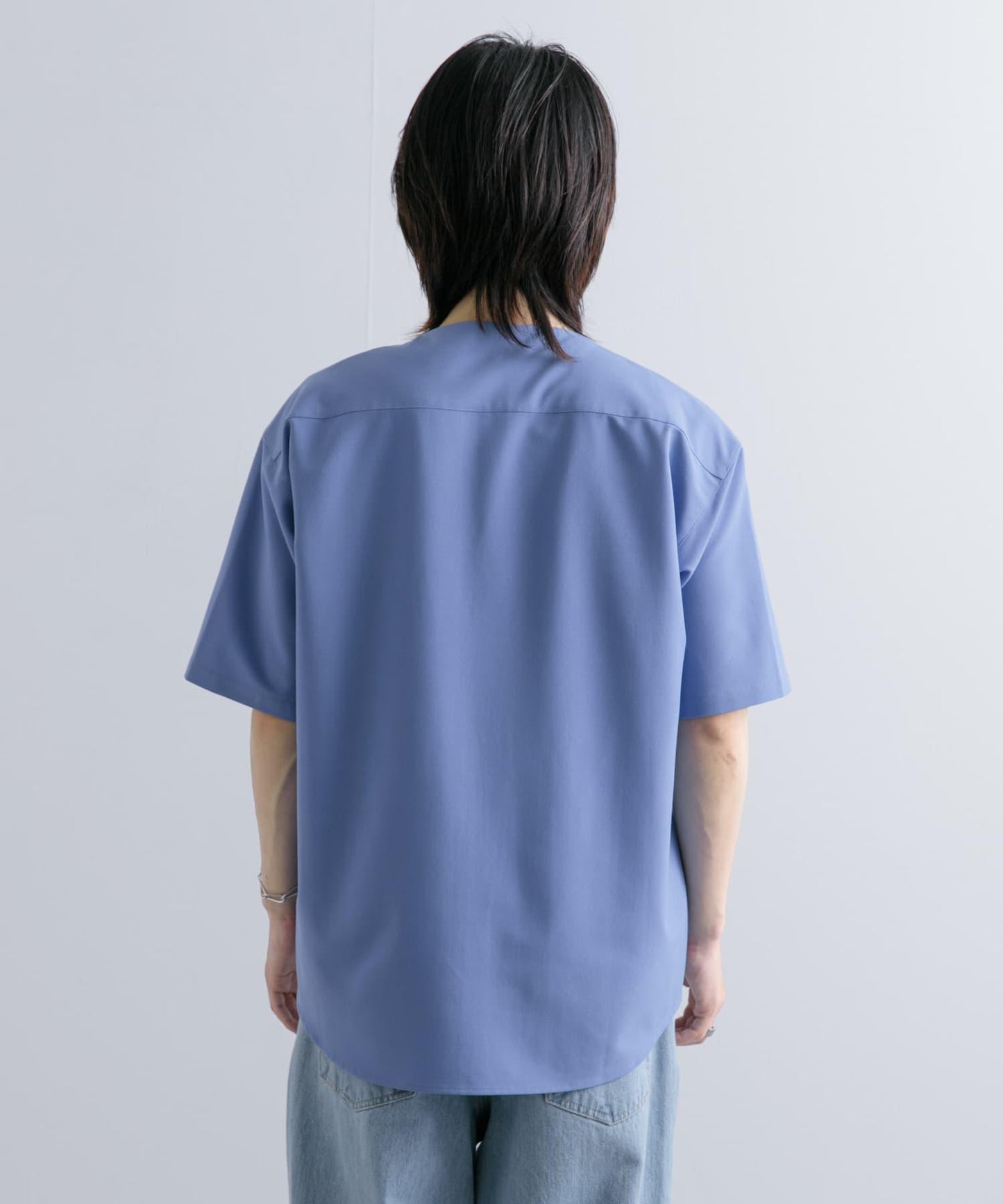 無領襯衫（五分袖）