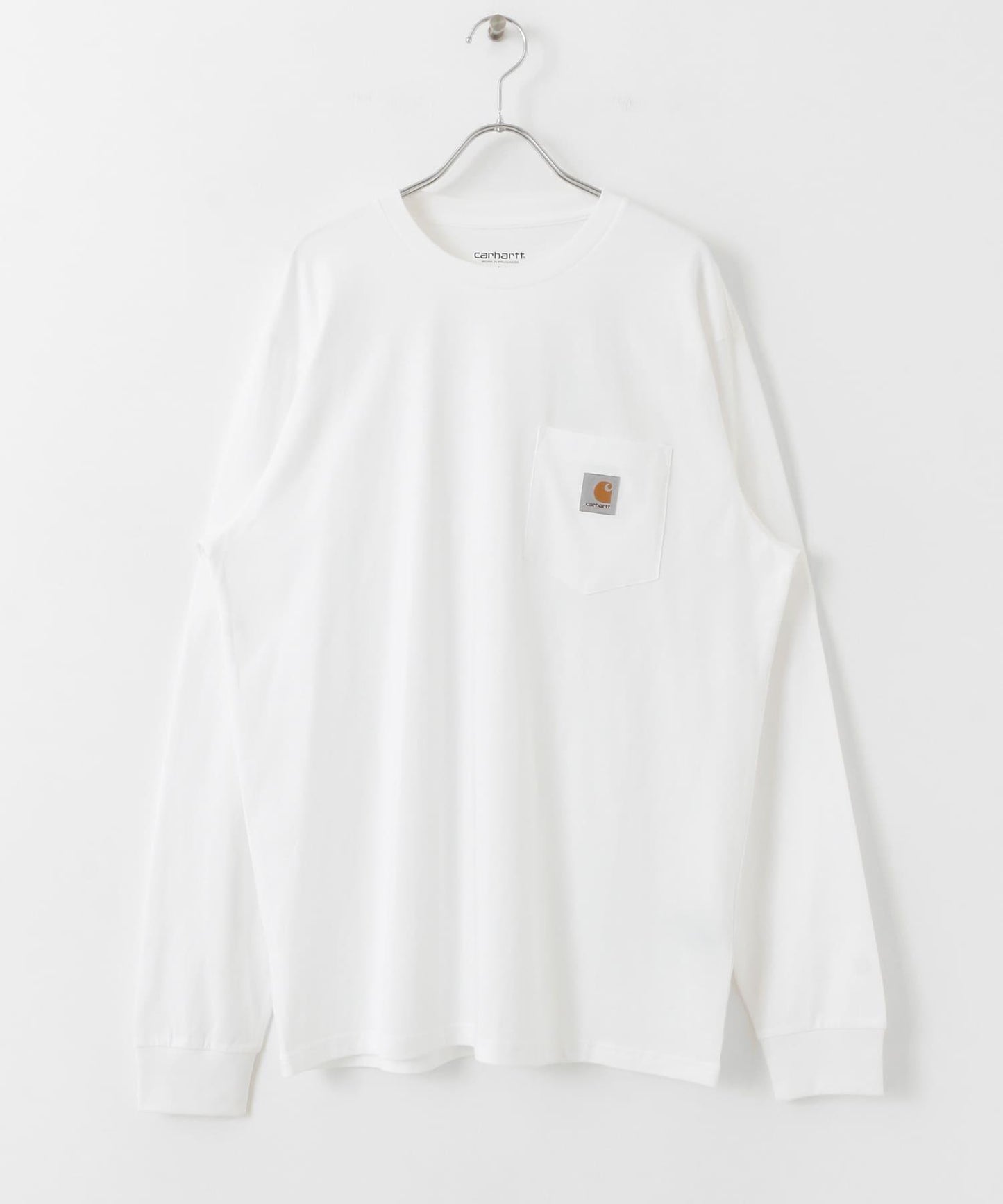 carhartt 長袖口袋T恤