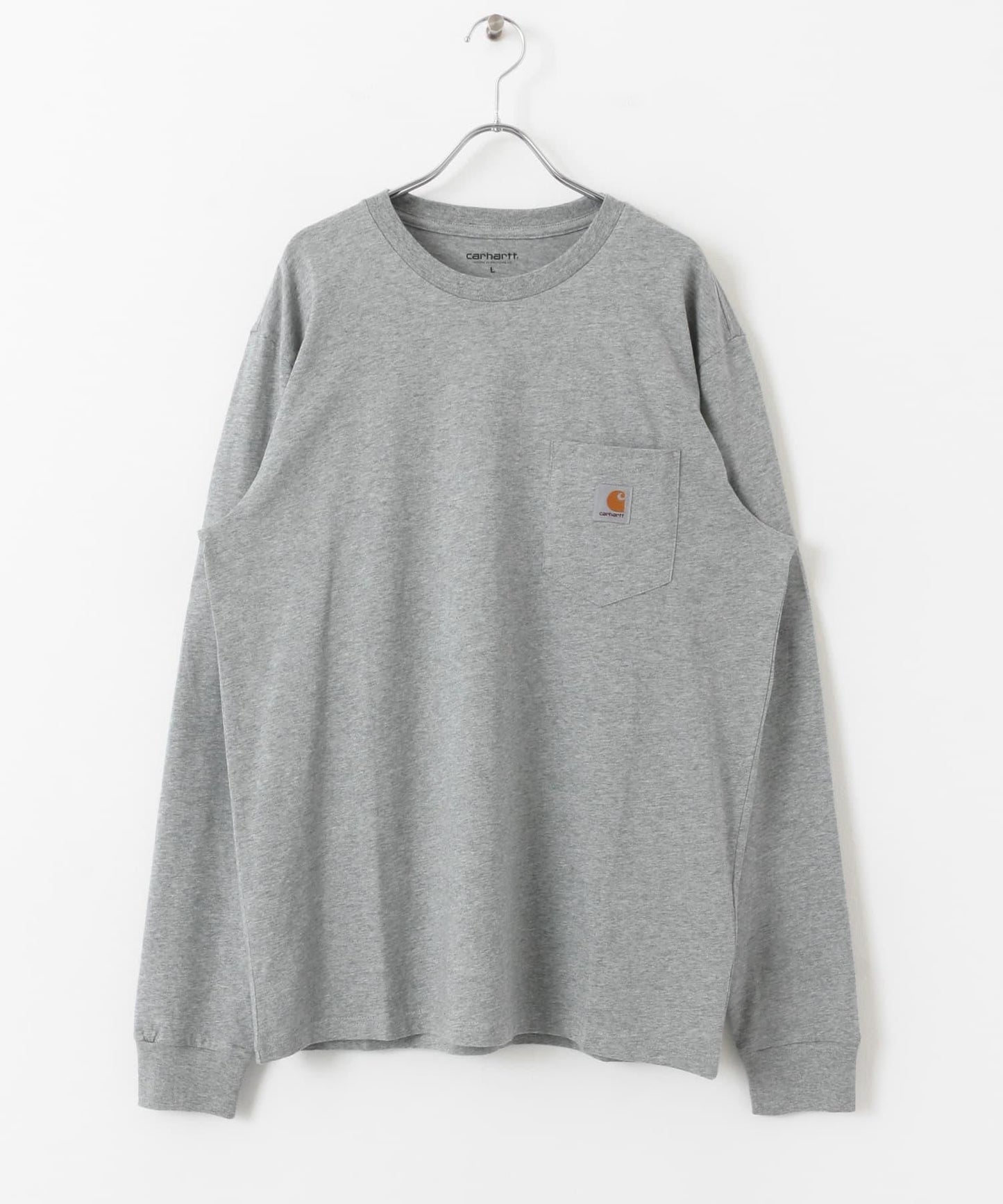 carhartt 長袖口袋T恤