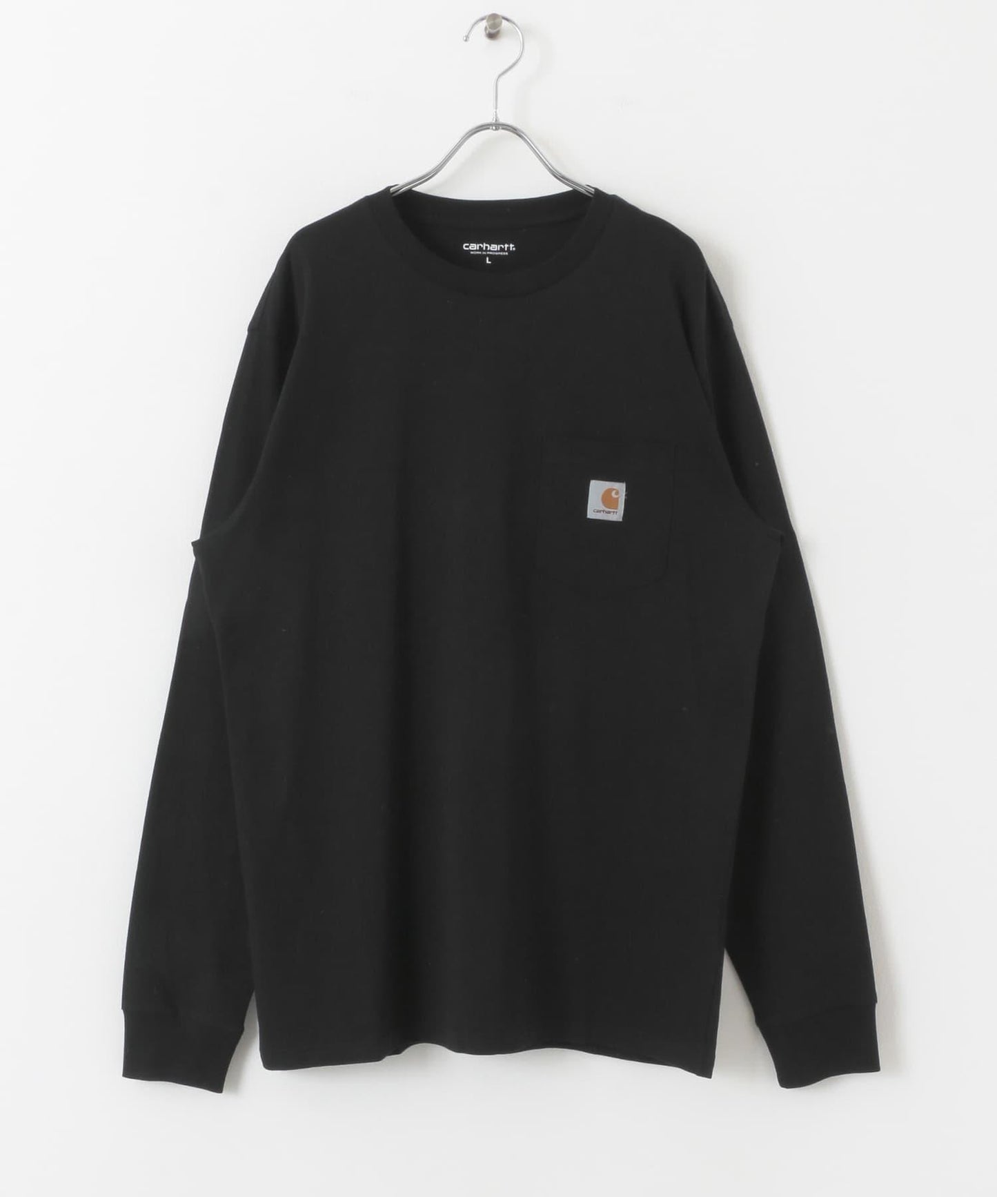 carhartt 長袖口袋T恤