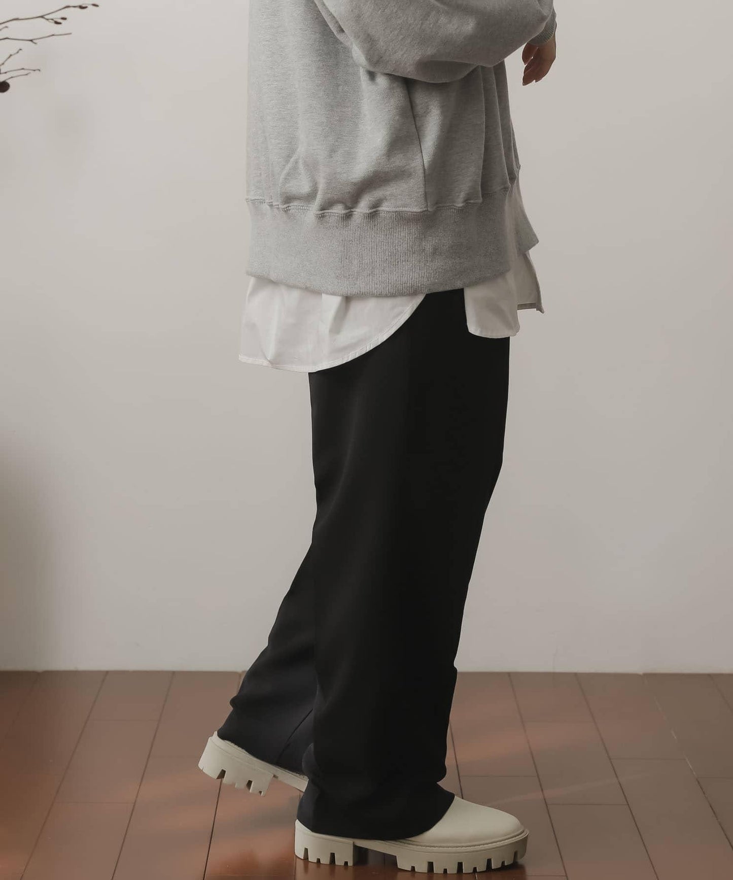 中線休閒褲