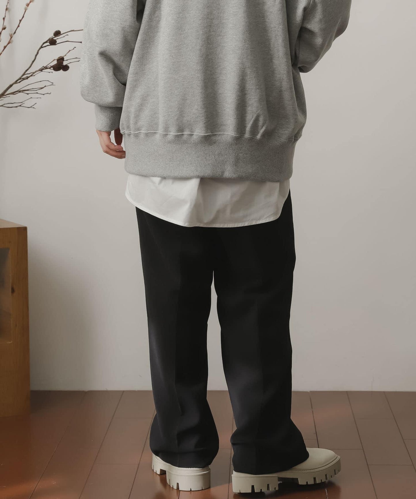中線休閒褲