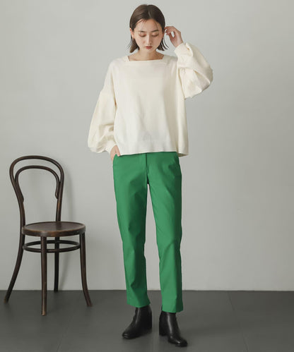 含加絨內裡彈力修身錐形長褲（有高個尺碼）
