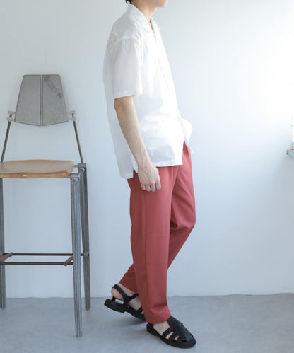 「套裝可搭配」「易打理」雙褶錐形西裝褲