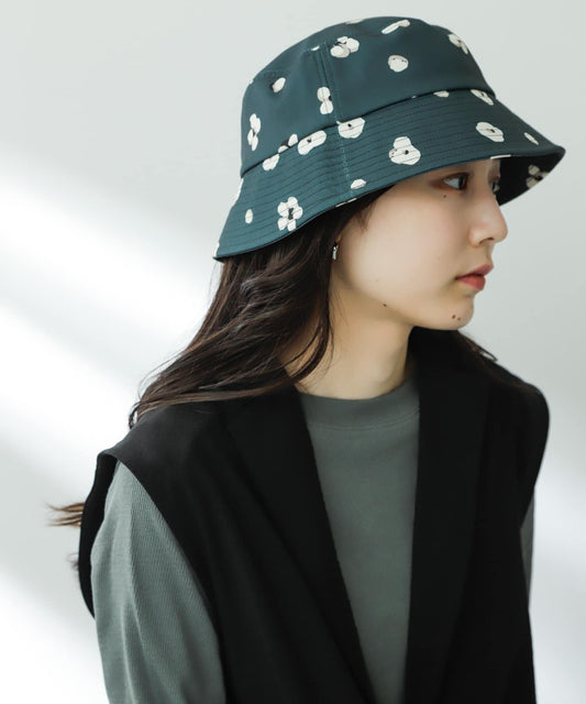 中性款植物圖案漁夫帽