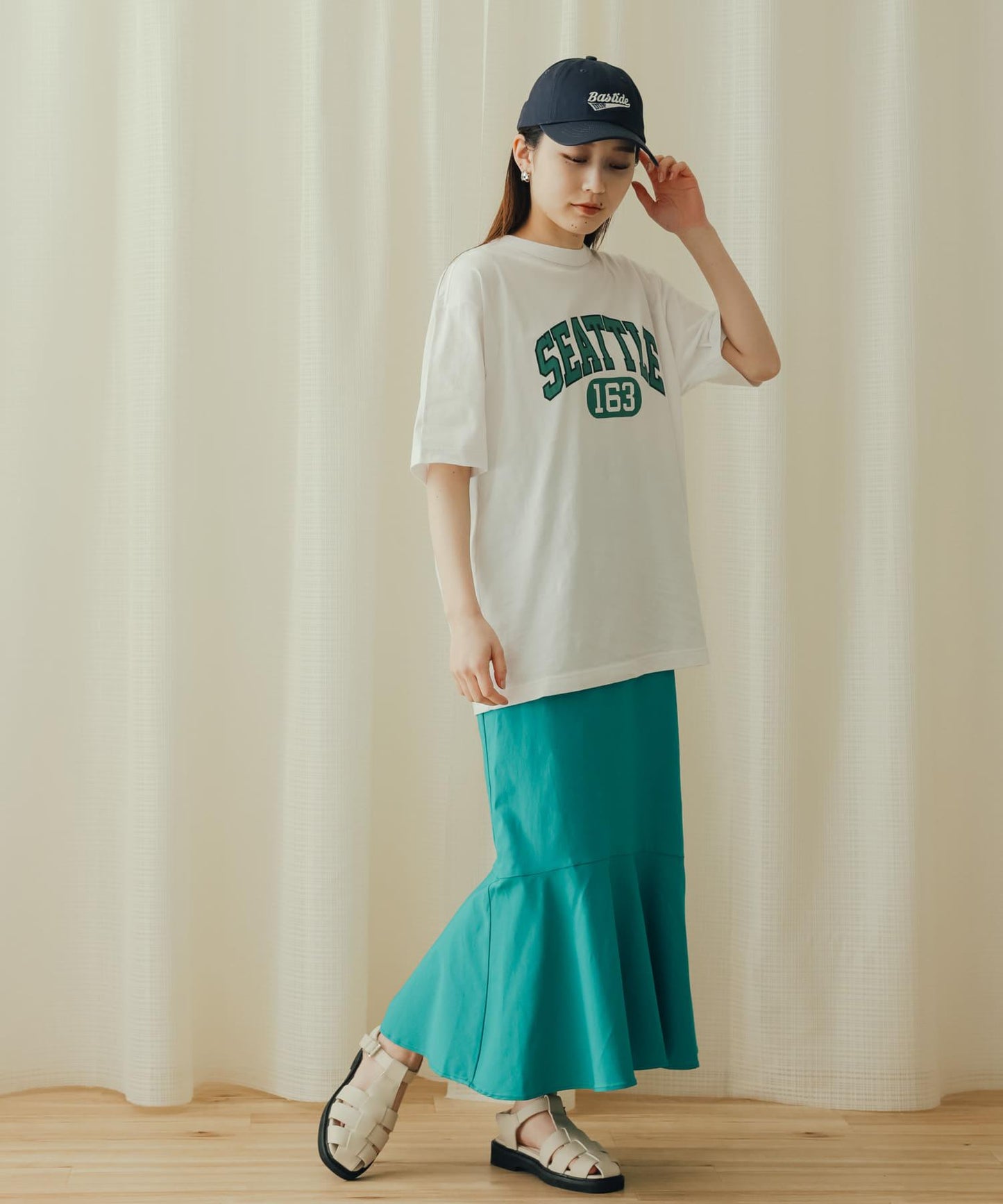 高彈力高腰美人魚裙