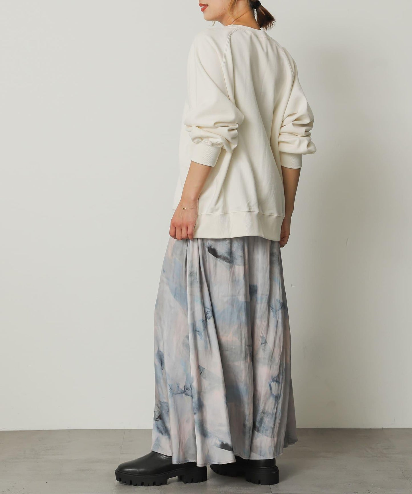厚底針織靴
