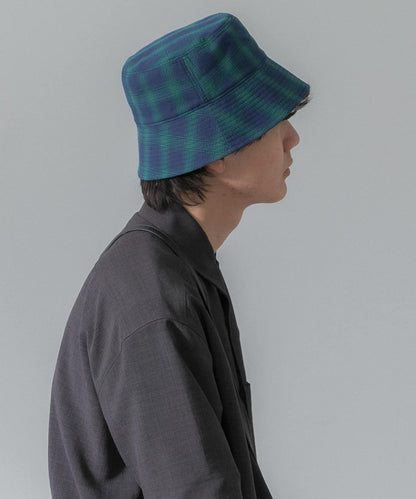 中性格子漁夫帽B