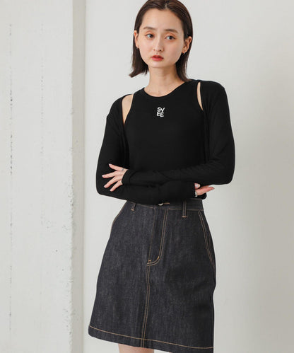 SYEE 吊帶背心×開衫上衣