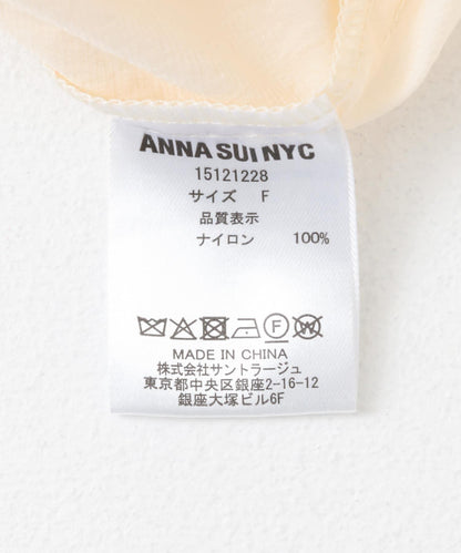 ANNA SUI NYC 褶皺雙拉鍊夾克