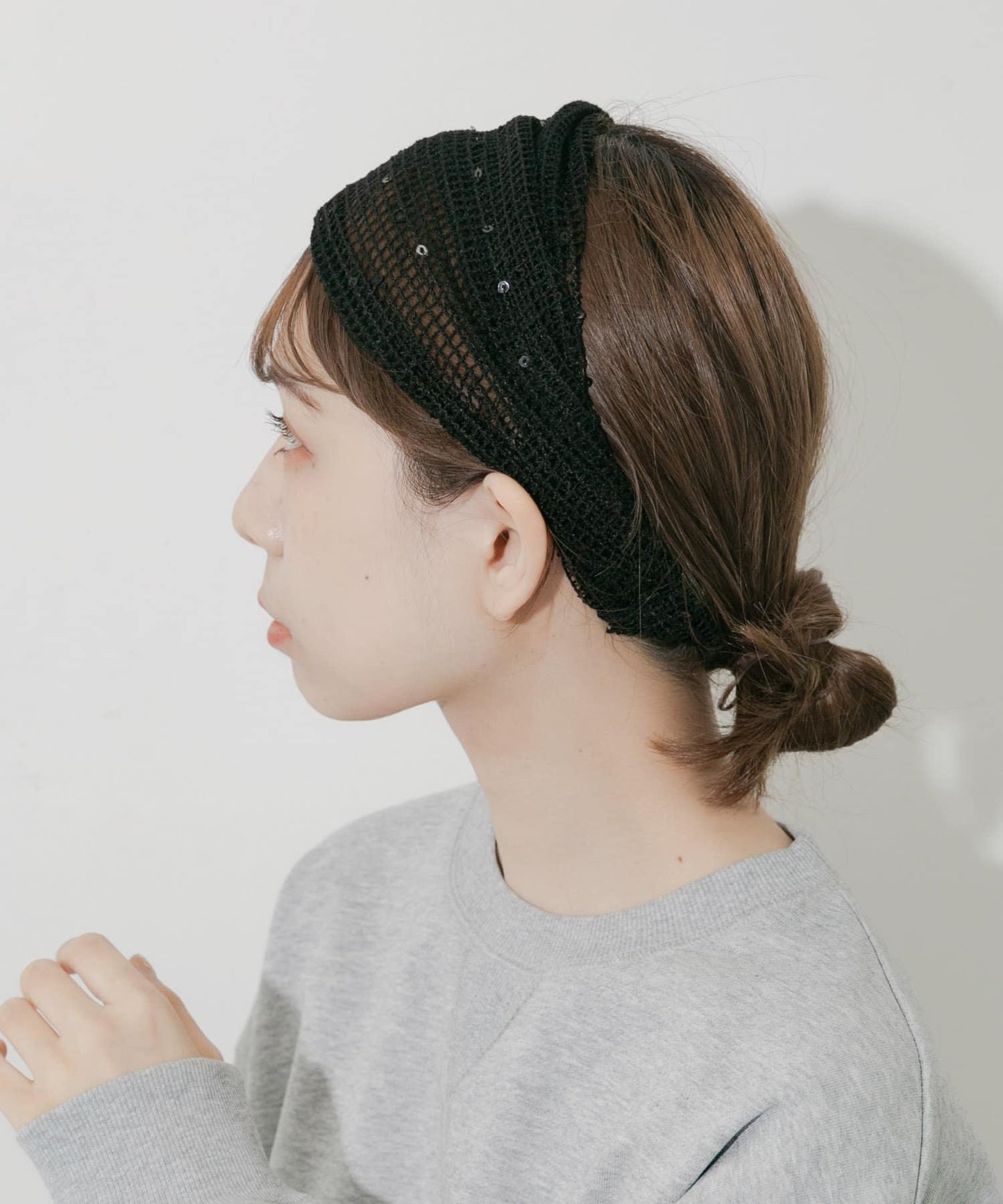亮片網紗髮帶