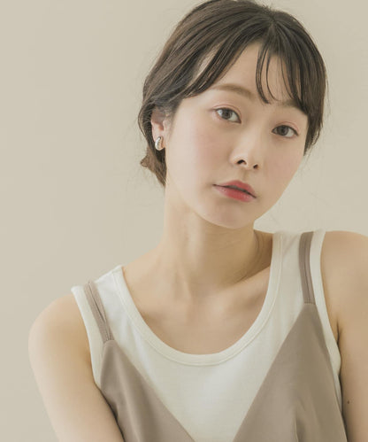 金屬立體感耳環