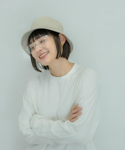 斜紋棉質漁夫帽