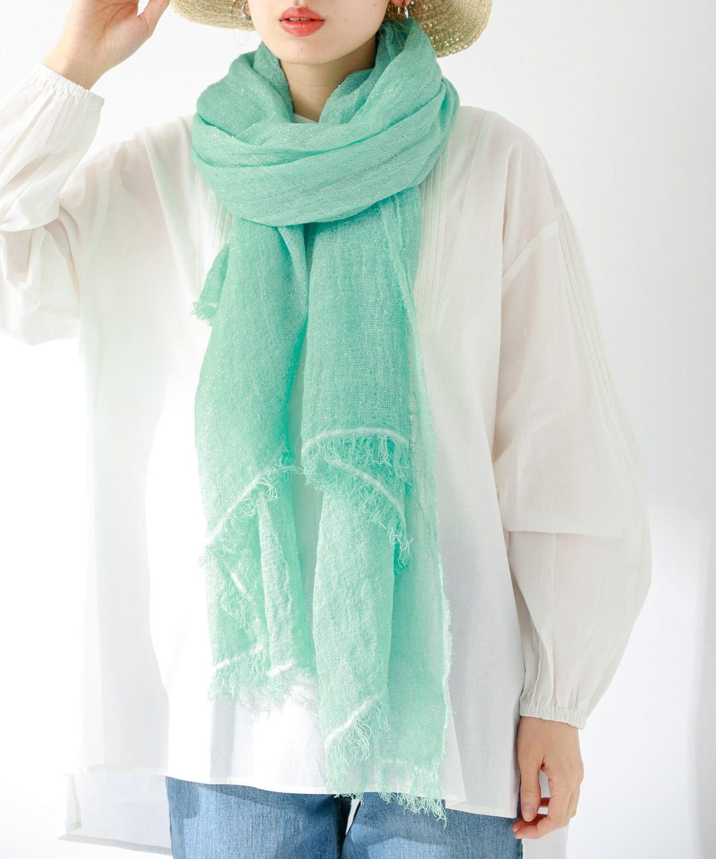 意大利製造亮絲披肩