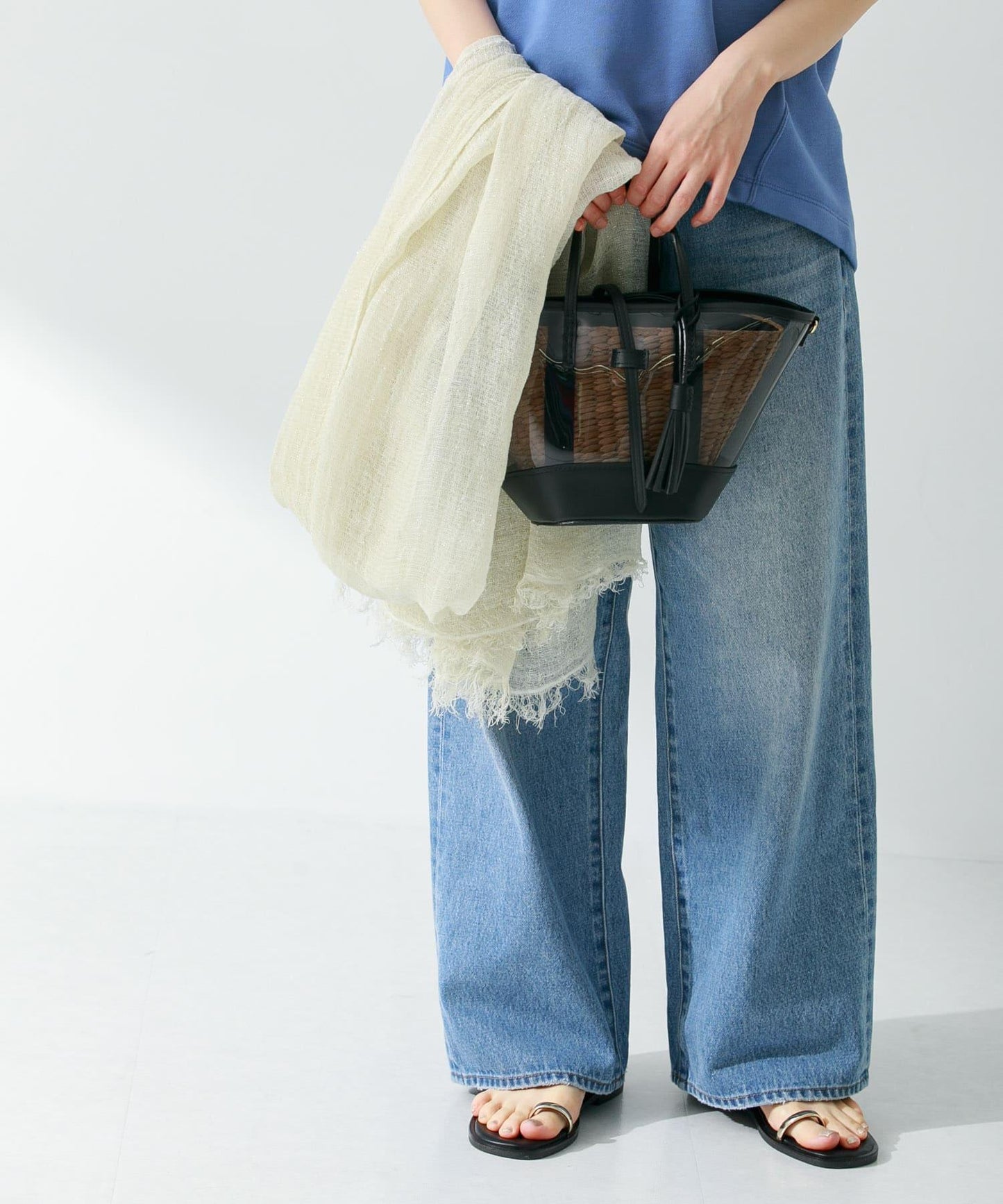 意大利製造亮絲披肩