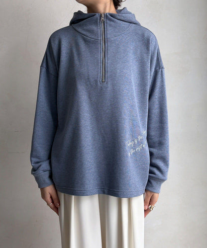 亮片字母連帽衛衣