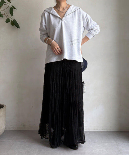 亮片字母連帽衛衣