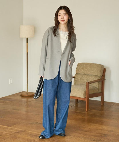 2way蕾絲長袖上衣