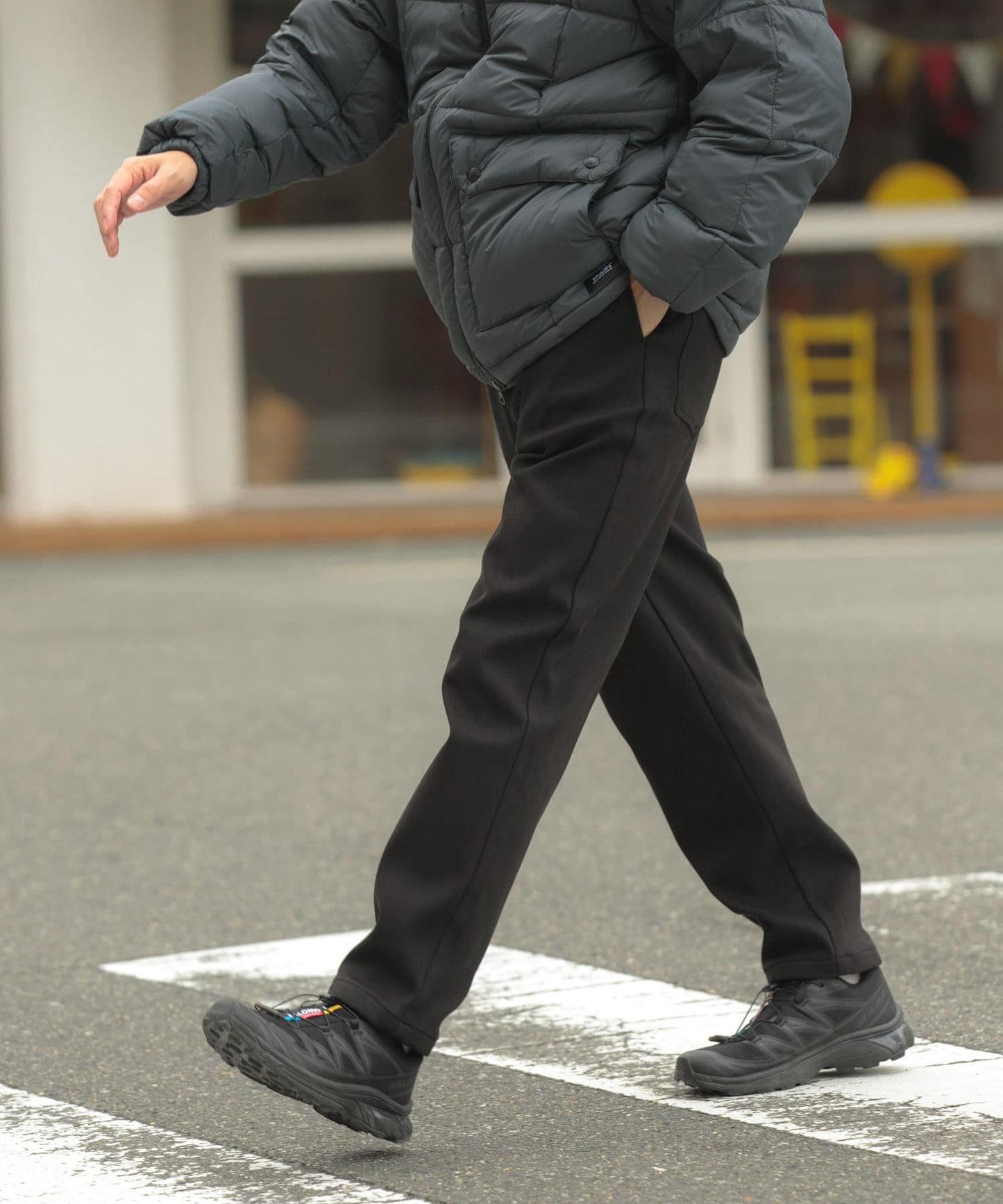 內裡抓絨休閒工裝褲