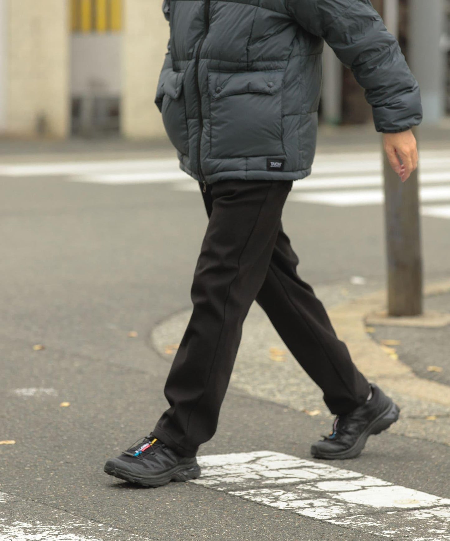 內裡抓絨休閒工裝褲