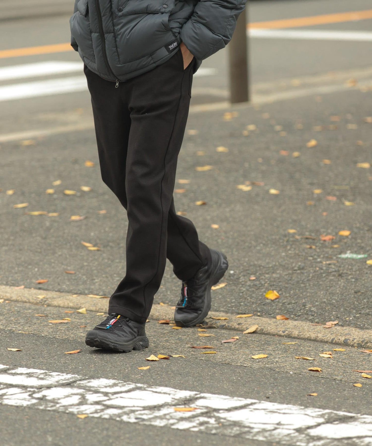 內裡抓絨休閒工裝褲