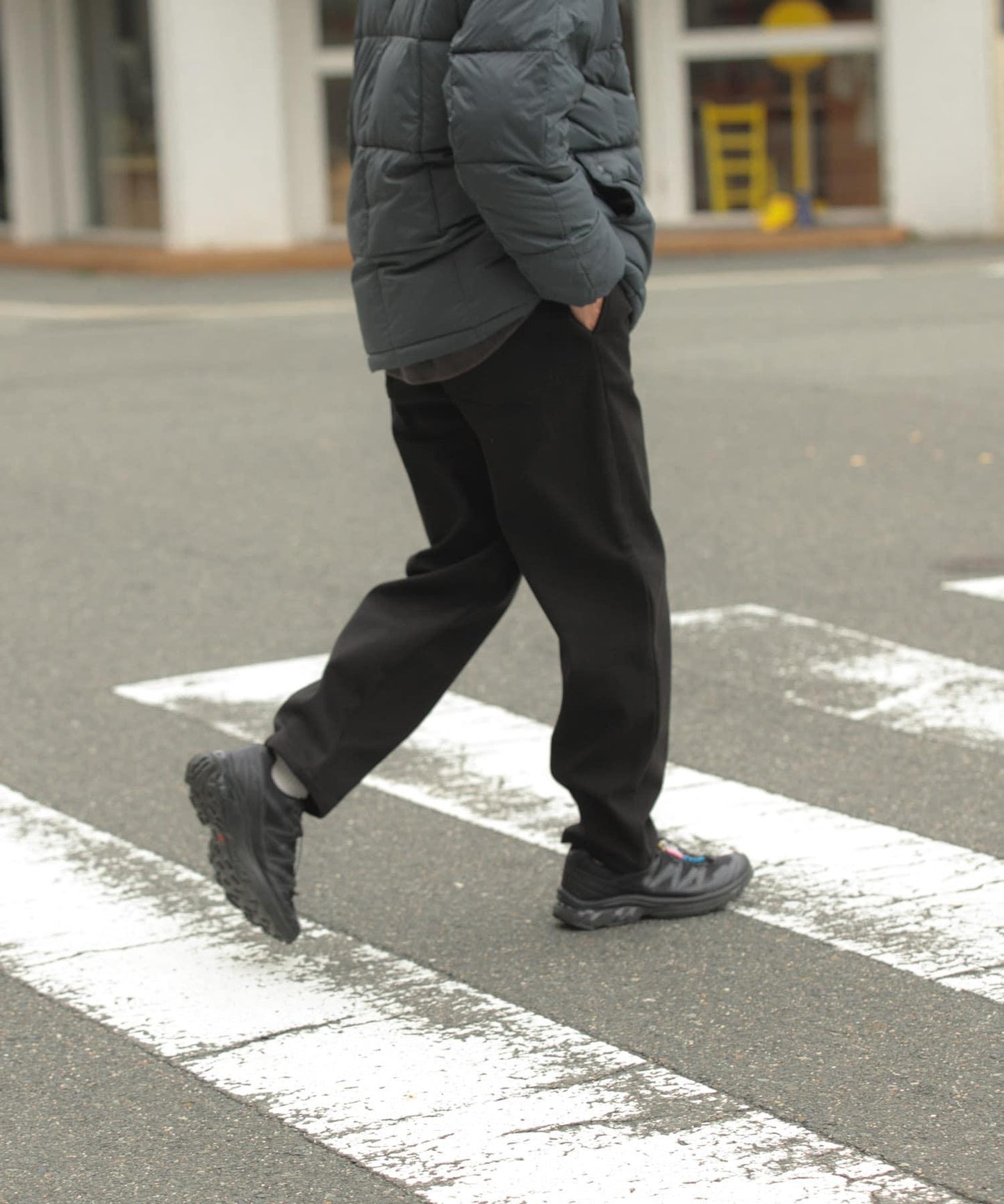 內裡抓絨休閒工裝褲