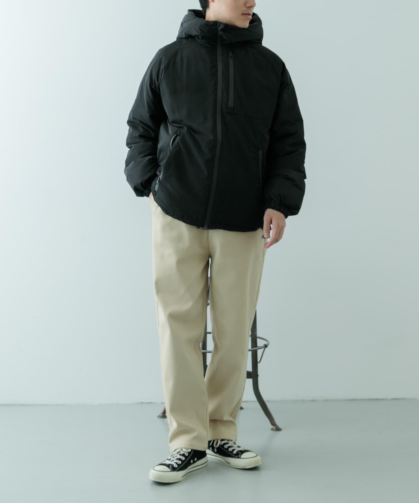 內裡抓絨休閒工裝褲