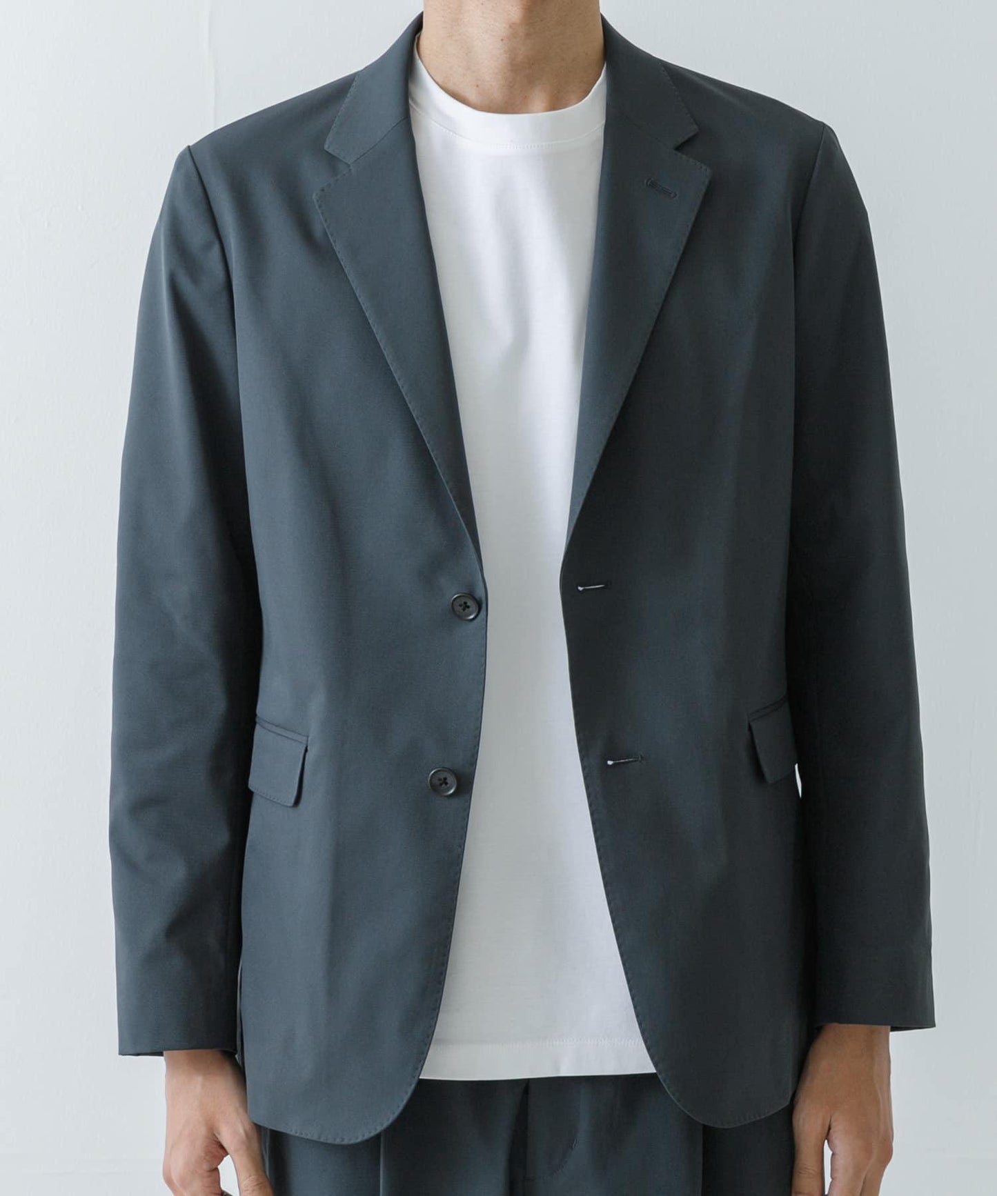 「套裝可搭配」「可機洗」CLEAN DYE斜紋夾克