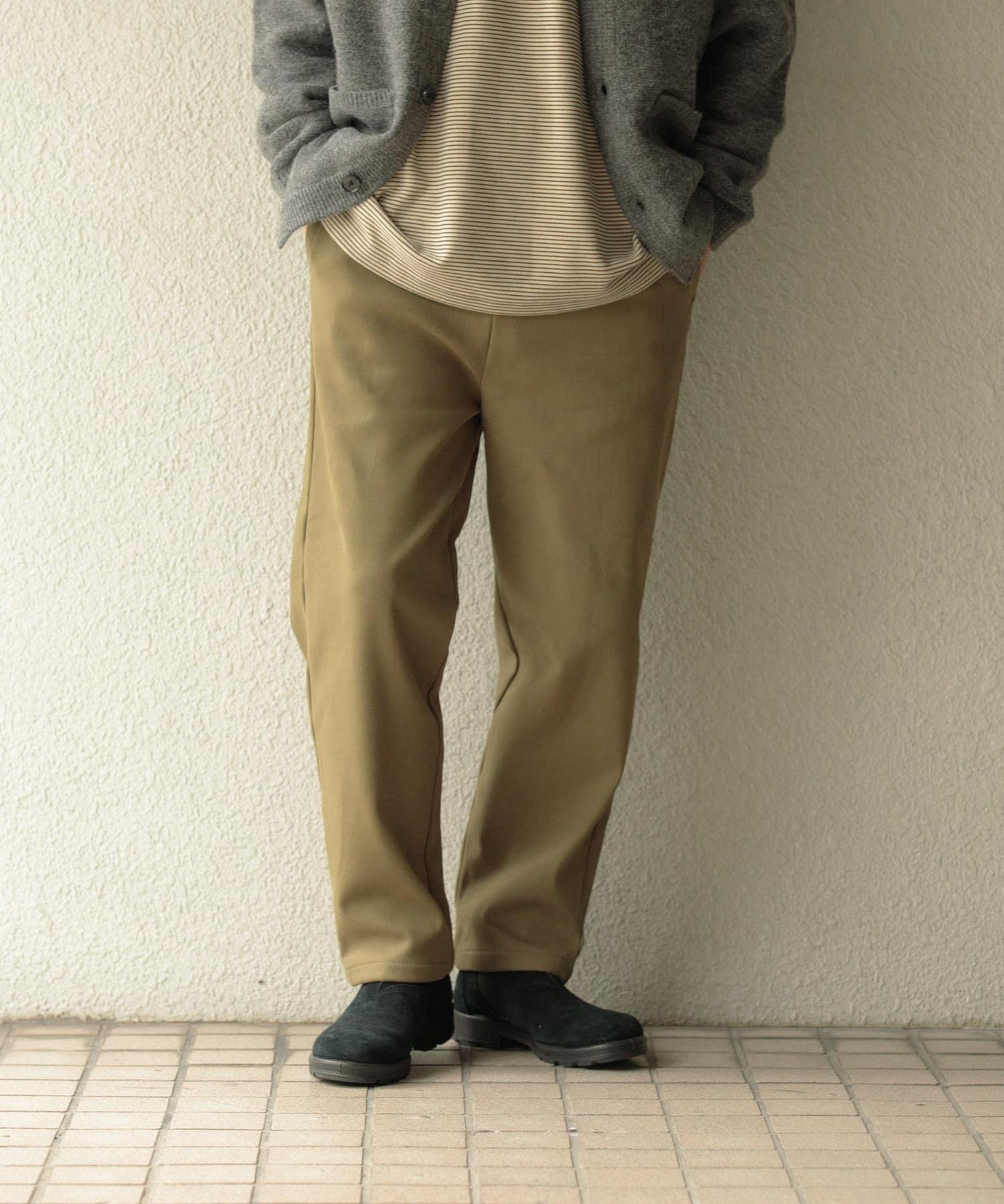 內裡抓絨休閒工裝褲