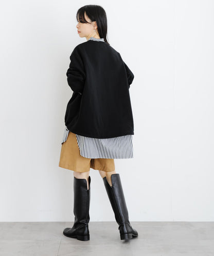 仿皮半褲