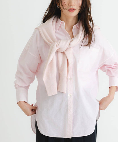 new basic 服裝染色寬鬆襯衫