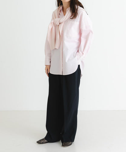 new basic 服裝染色寬鬆襯衫