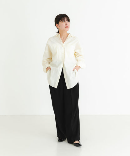new basic 服裝染色寬鬆襯衫