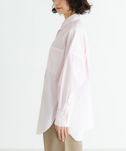 new basic 服裝染色寬鬆襯衫