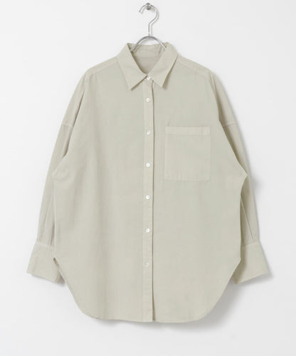 new basic 服裝染色寬鬆襯衫