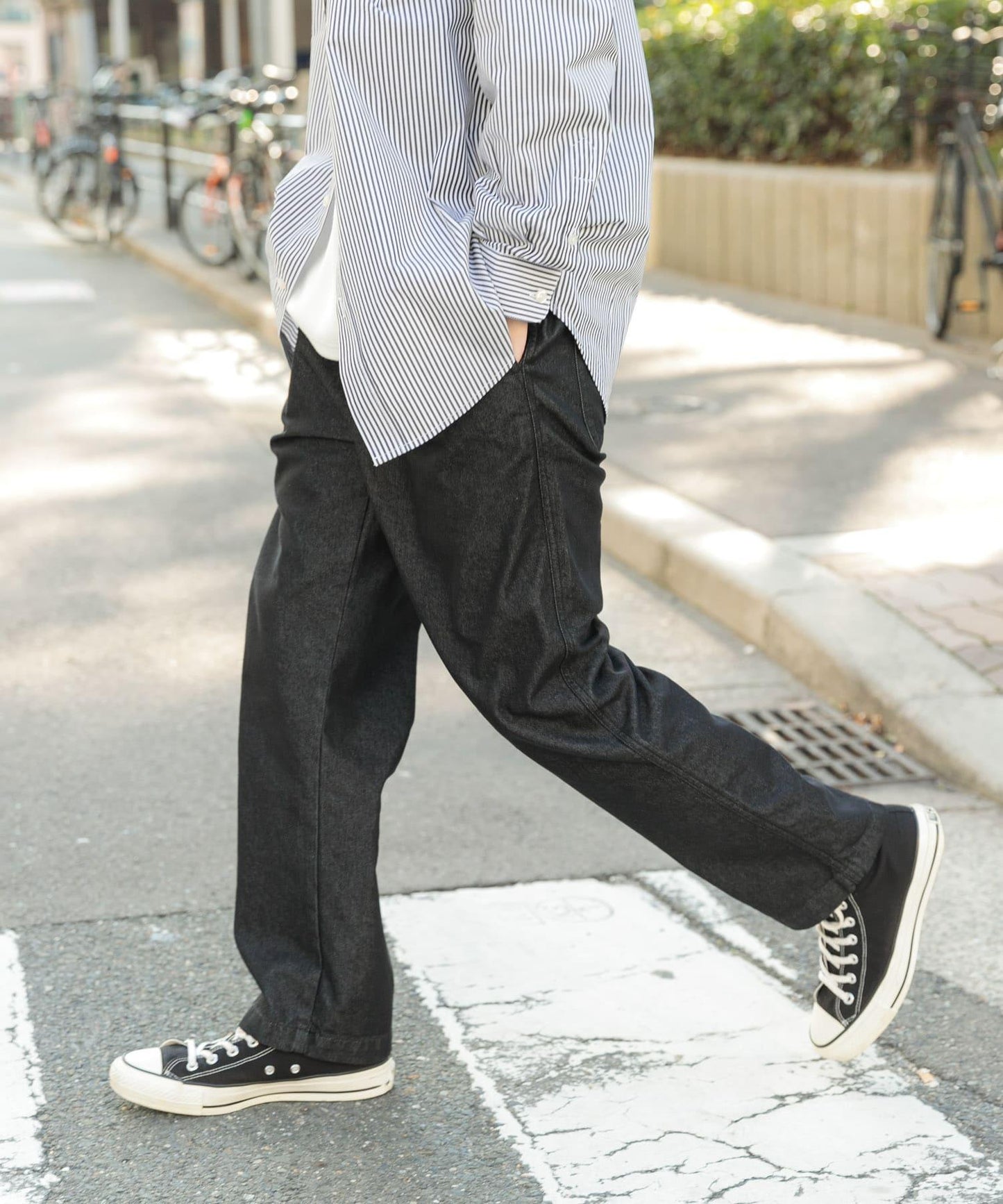 涼感牛仔休閒褲