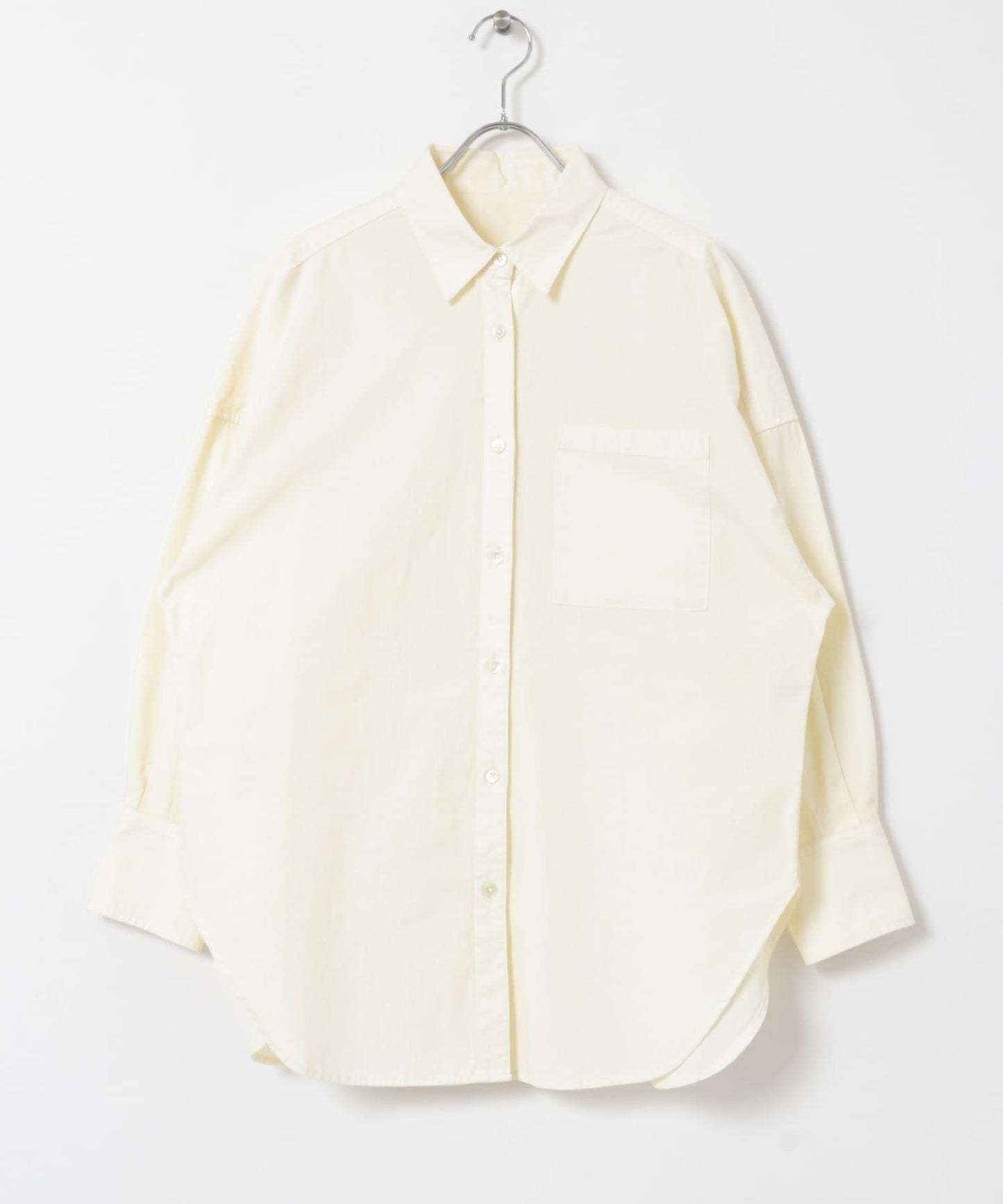 new basic 服裝染色寬鬆襯衫