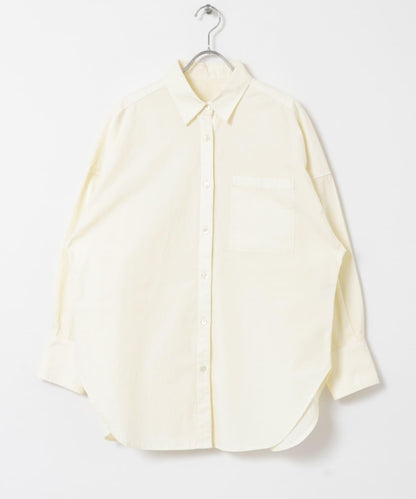 new basic 服裝染色寬鬆襯衫