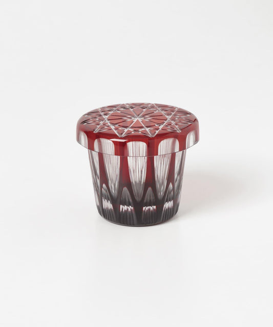 廣田硝子 蓋杯 冰柱