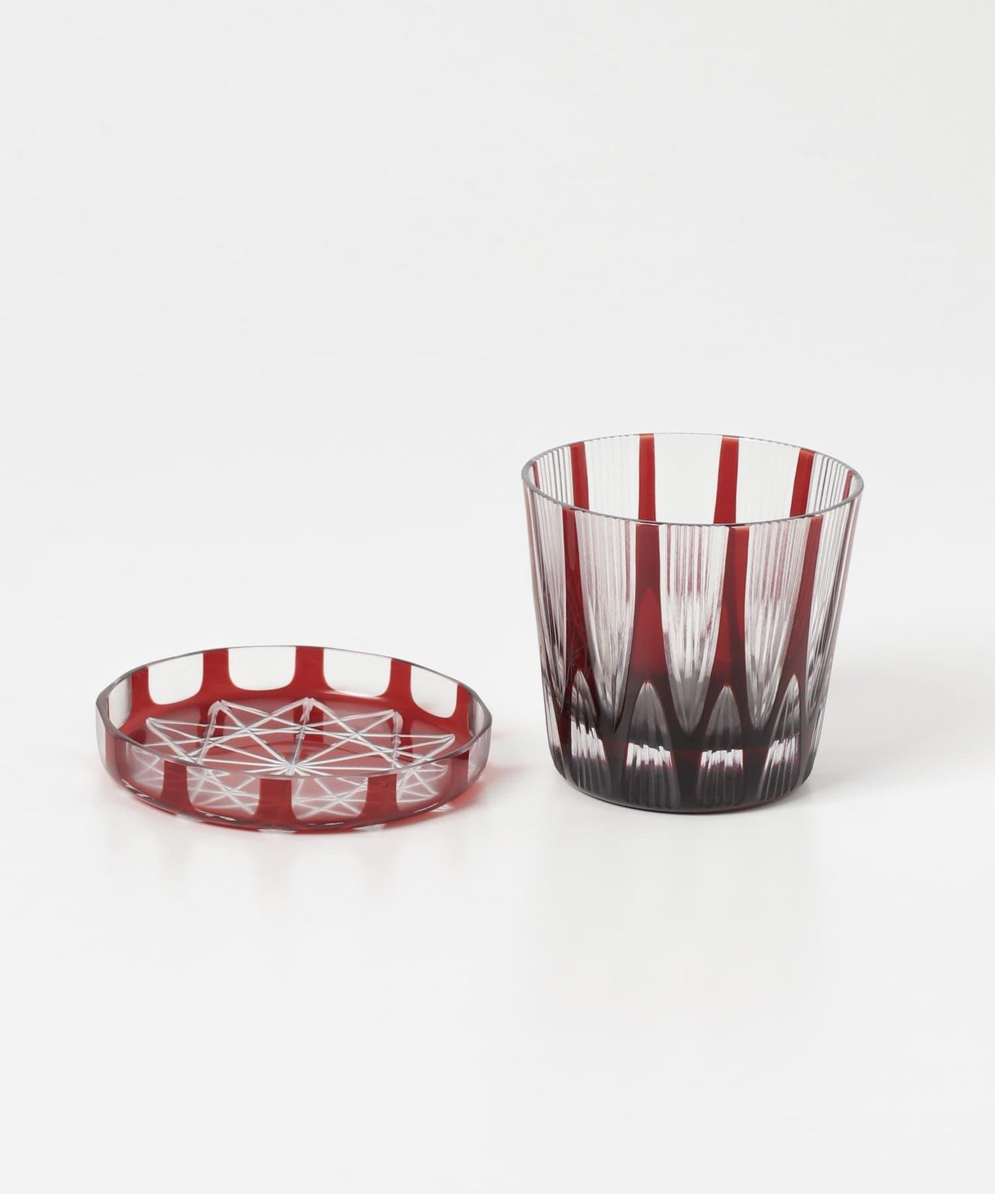 廣田硝子 蓋杯 冰柱