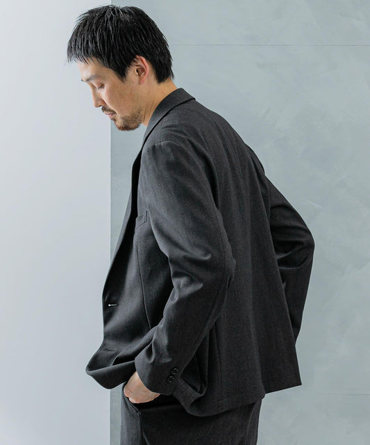 LIFE STYLE TAILOR 羊毛感彈力舒適夾克